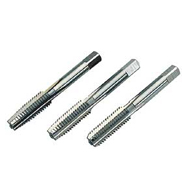27635 Macho manual Din 13, M 5 x 0.9 de alta qualidade.
Saída Cónica.
-Materiais de boa mecânica ate 900 N/mm2
-Aço sem liga e de liga baixa.
-Para buracos passantes e cegos.
-Para enroscar a mão.